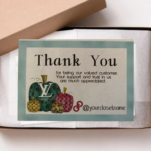 Thank You Cards For PACKAGING  Orders - Picture 3 of 9